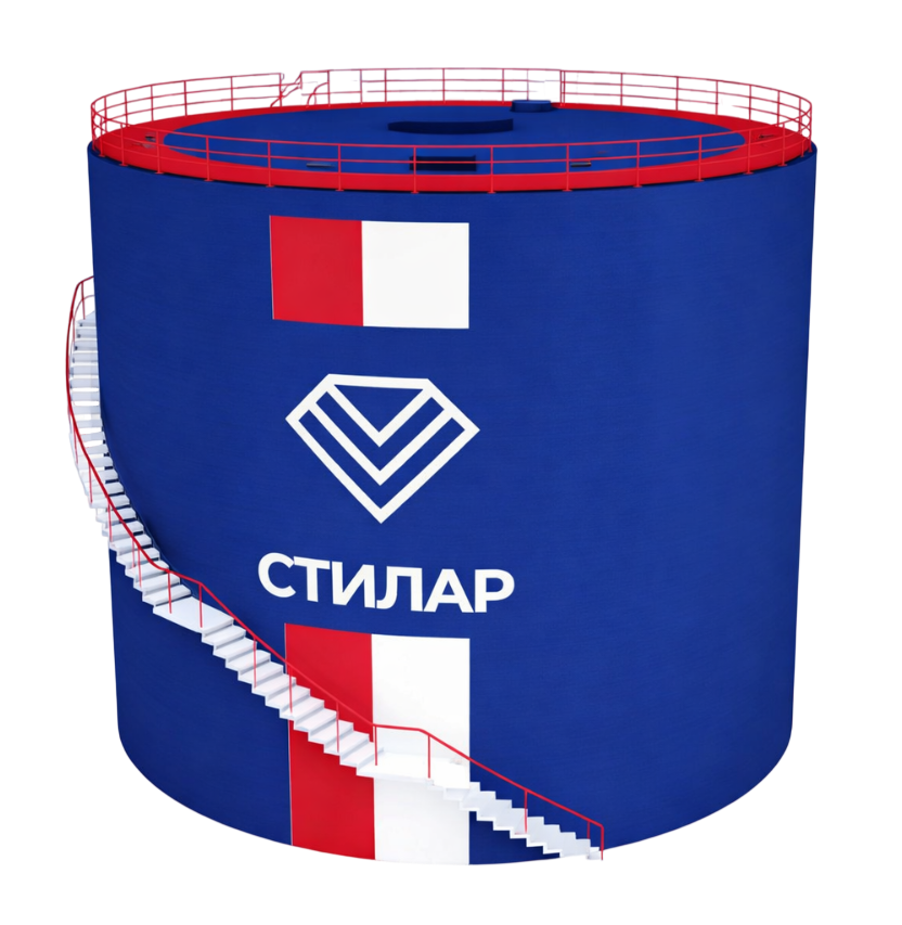 Цельносварной резервуар РВС  200 м³ от завода-производителя