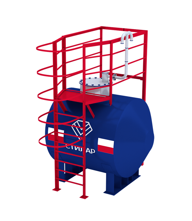 Горизонтальный резервуар РГСН  3 м³ от завода-производителя