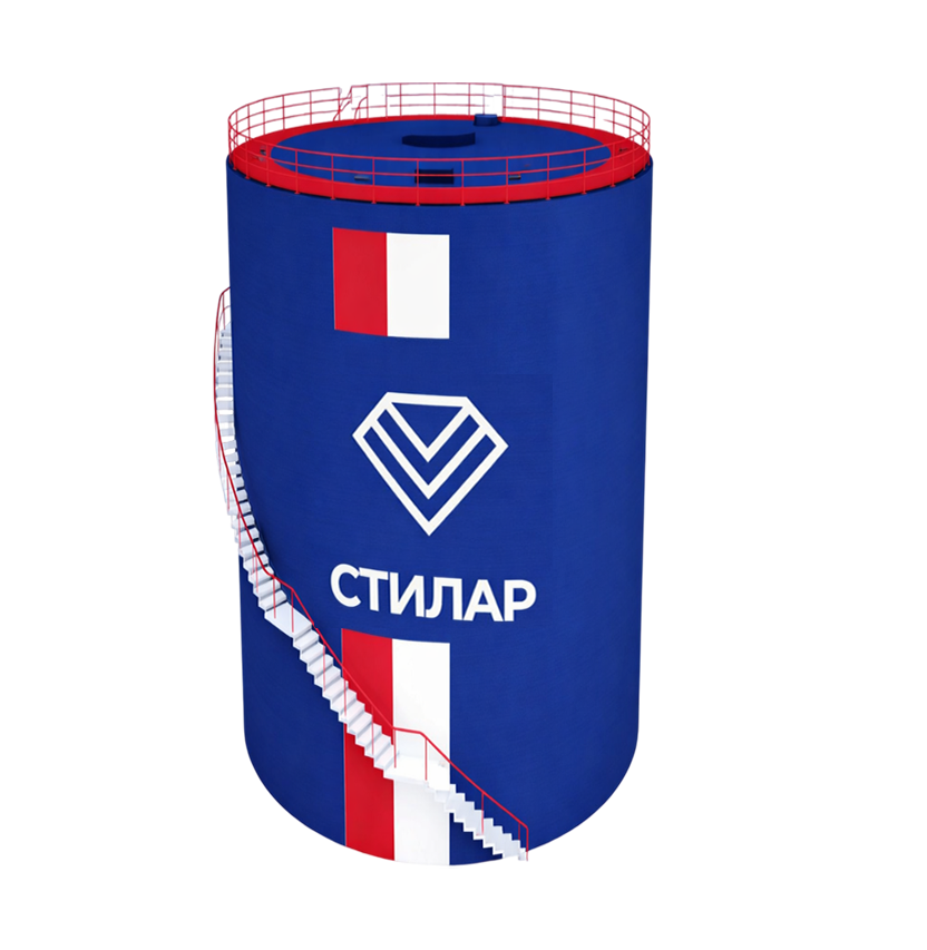 Цельносварной резервуар РВС для аварийного запаса воды 5 м³ от завода-производителя