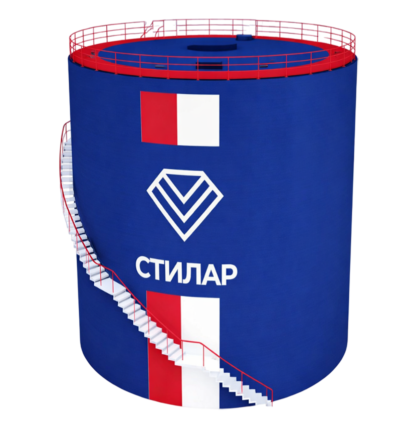 Цельносварной резервуар РВС для масла 200 м³ от завода-производителя